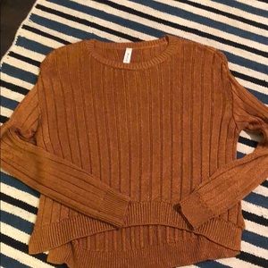 Lightweight gold sweater